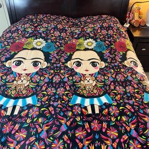 Comfortable cobija de Frida